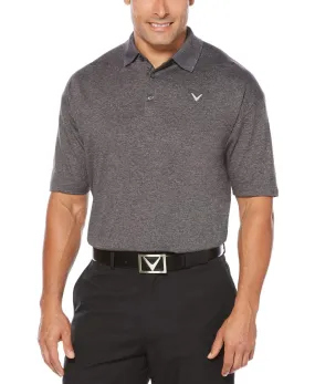 Big & Tall Cooling Heathered Polo With Chevron