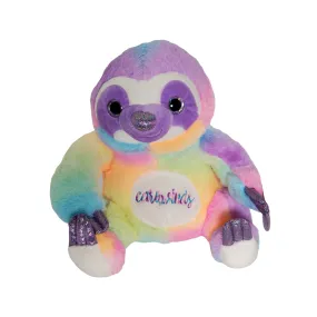 Carowinds 11" Rainbow Sherbet Sloth Plush