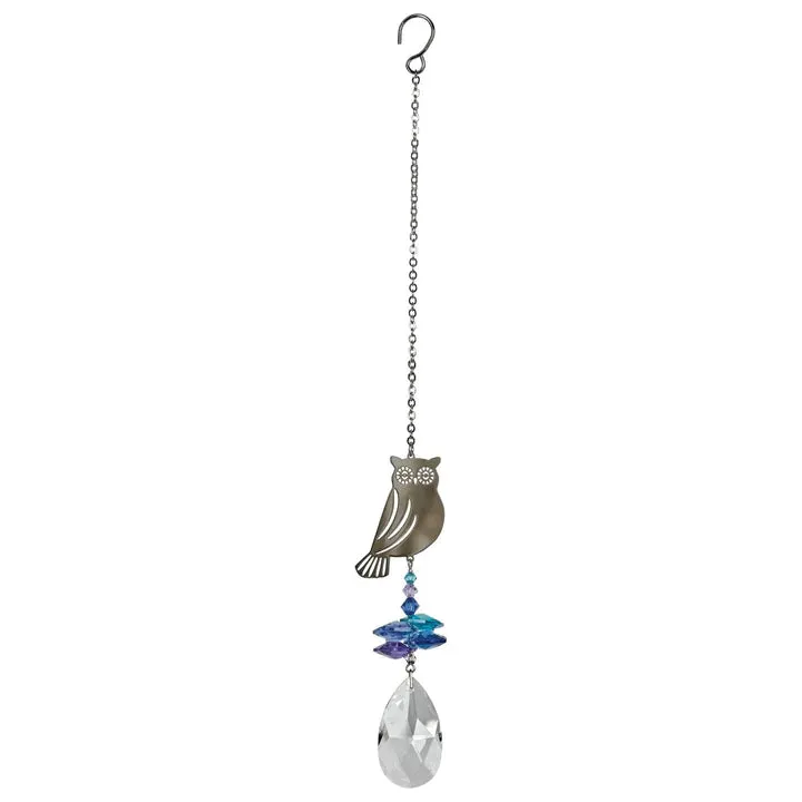 Crystal Fantasy Owl Suncatcher, 15