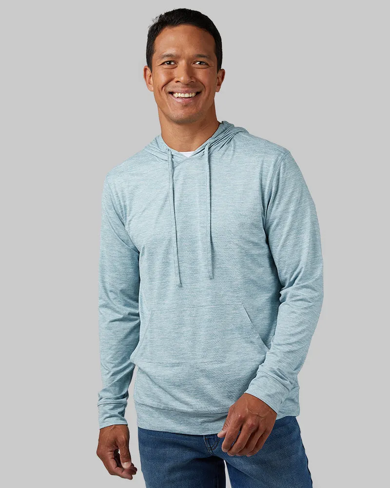 MEN'S COOL LONG SLEEVE HOODED T-SHIRT