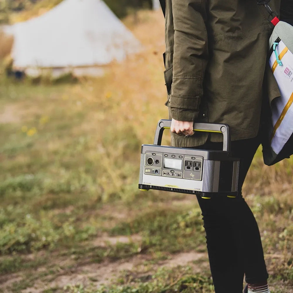 Yeti 500X   Nomad 100 Solar Generator